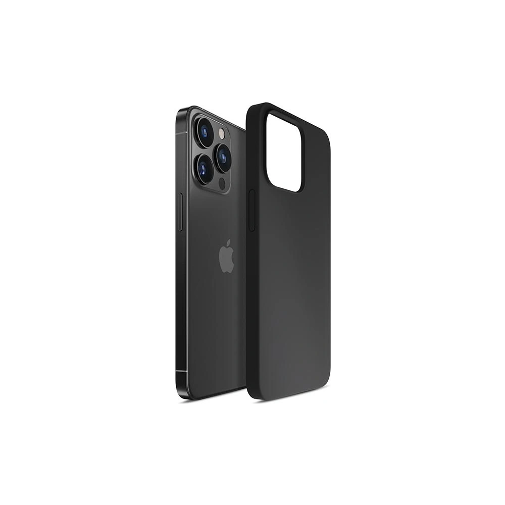 Hurtownia GSM - Etui 3MK silikonový kryt Apple iPhone 13 Pro Max černý/black - 3MK4713 - {ean13} - Hurt