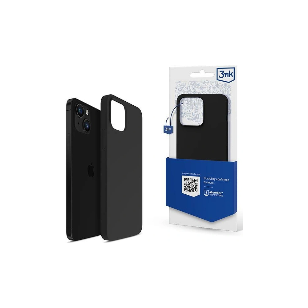 Hurtownia GSM - Etui 3MK Silikonhülle Apple iPhone 14 schwarz/black - 3MK4714 - {ean13} - Hurt