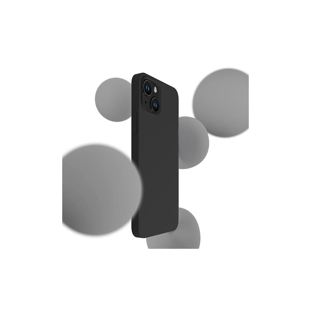 Hurtownia GSM - Etui 3MK Silicone Case Apple iPhone 14 Plus / 15 Plus czarny/black - 3MK4715 - {ean13} - Hurt