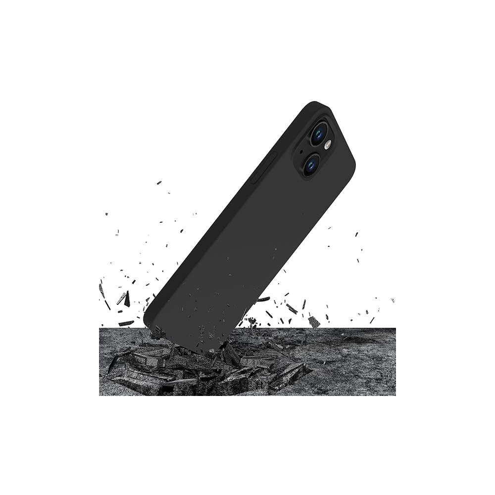Hurtownia GSM - Etui 3MK Silikonhülle Apple iPhone 14 Plus / 15 Plus schwarz/black - 3MK4715 - {ean13} - Hurt