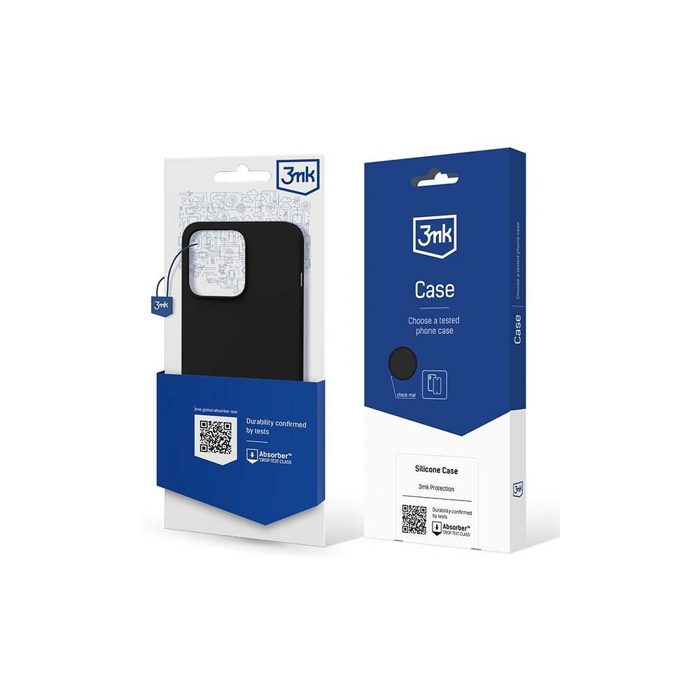 Hurtownia GSM - Etui 3MK Silikonhülle Apple iPhone 14 Plus / 15 Plus schwarz/black - 3MK4715 - {ean13} - Hurt