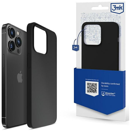 3MK Distributor - 5903108499088 - 3MK4716 - Case 3MK Silicone Case Apple iPhone 14 Pro black/black - B2B homescreen