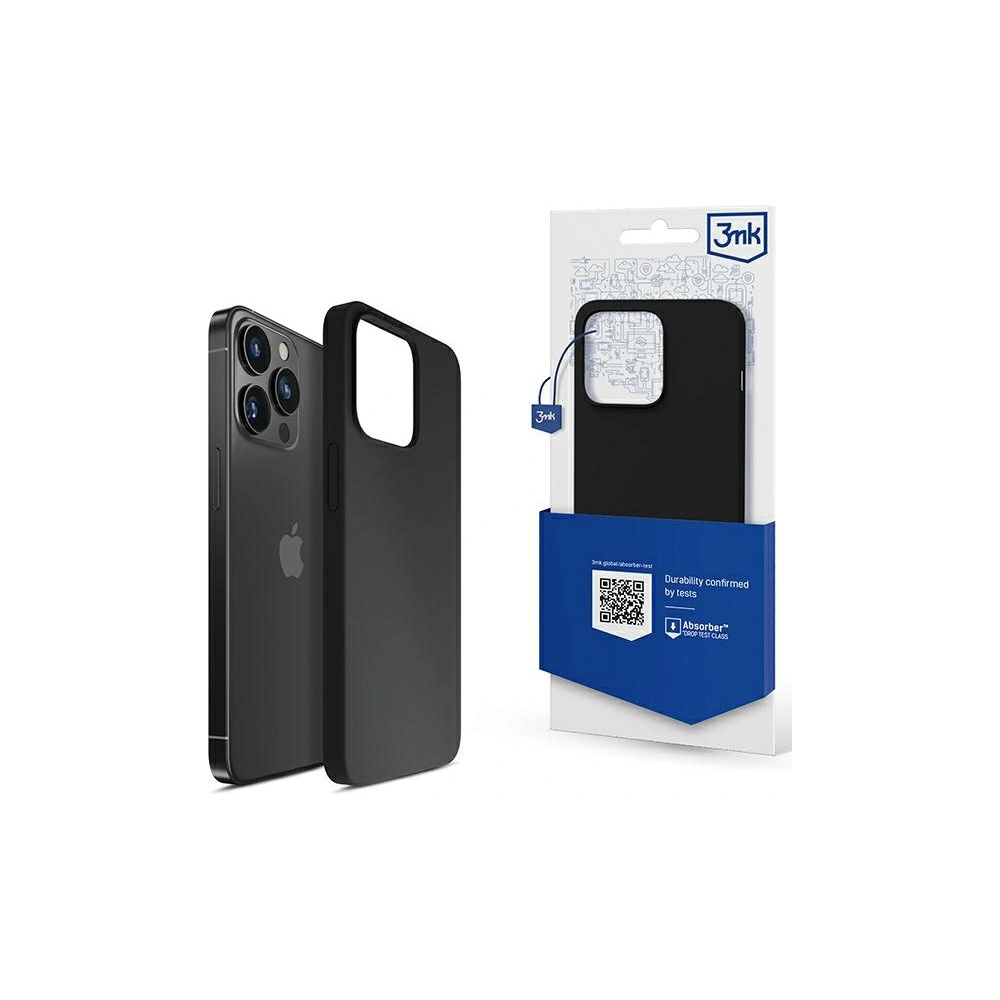 Hurtownia GSM - Etui 3MK Silicone Case Apple iPhone 14 Pro negru/black - 3MK4716 - {ean13} - Hurt