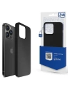 Etui 3MK silikonový kryt Apple iPhone 14 Pro Max černý/black
