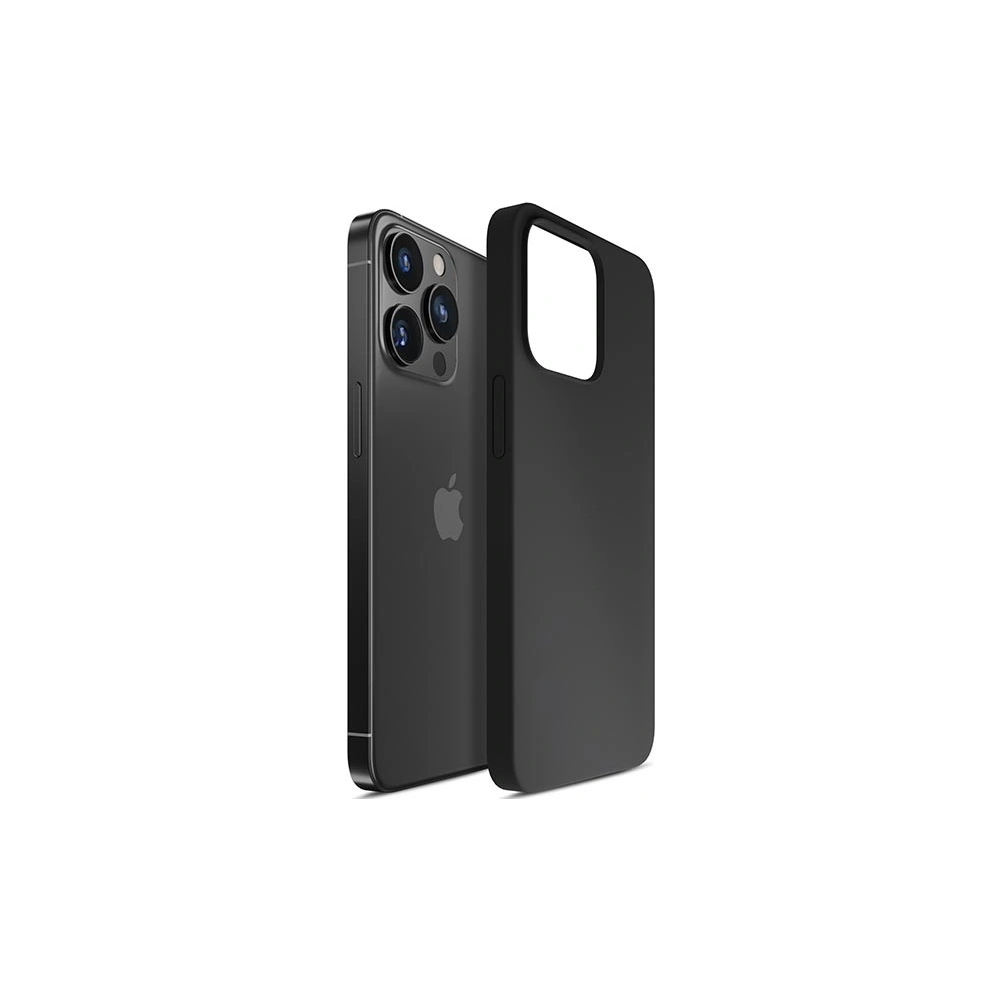 Hurtownia GSM - Etui 3MK silikonový kryt Apple iPhone 14 Pro Max černý/black - 3MK4717 - {ean13} - Hurt