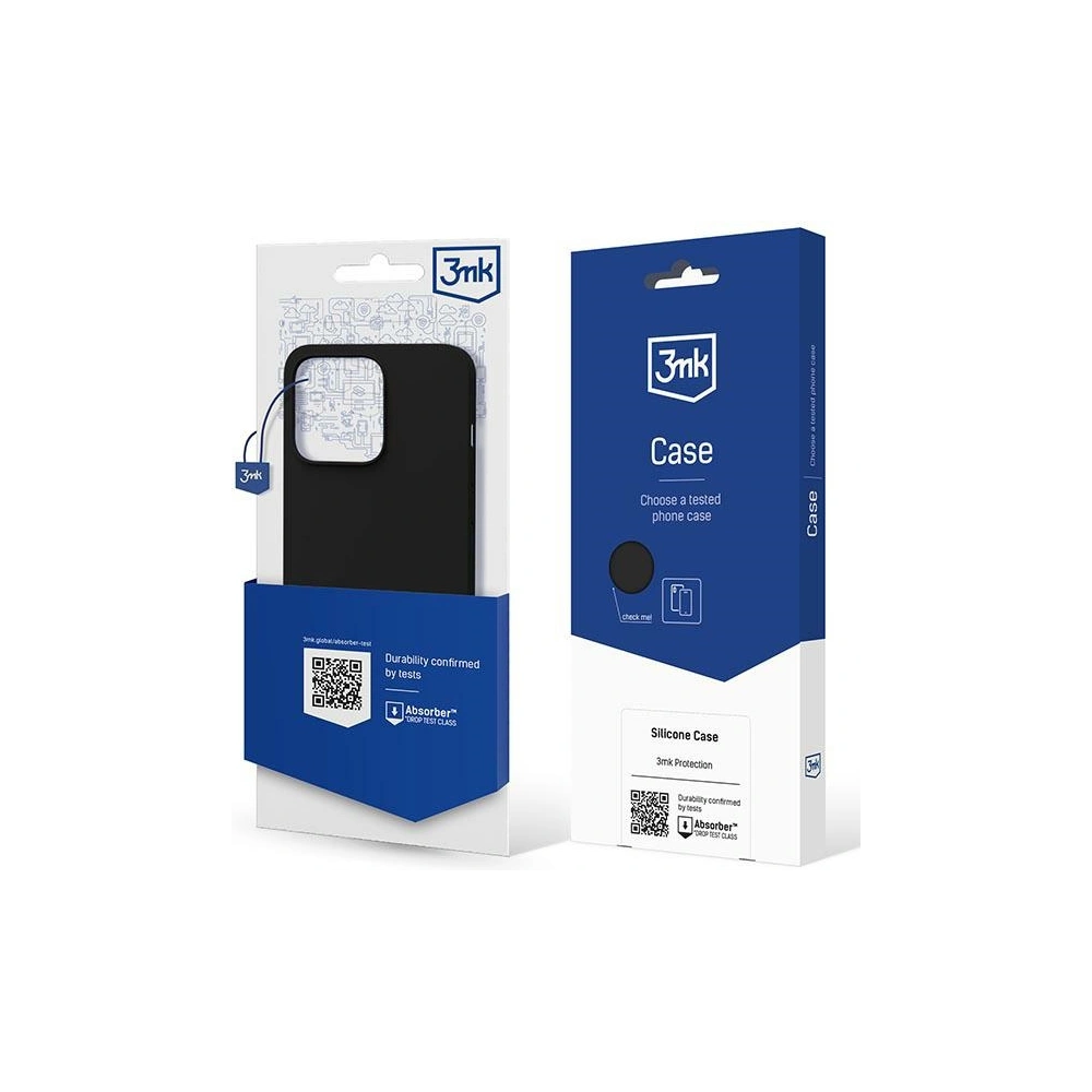 Hurtownia GSM - Etui 3MK silikonový kryt Apple iPhone 14 Pro Max černý/black - 3MK4717 - {ean13} - Hurt