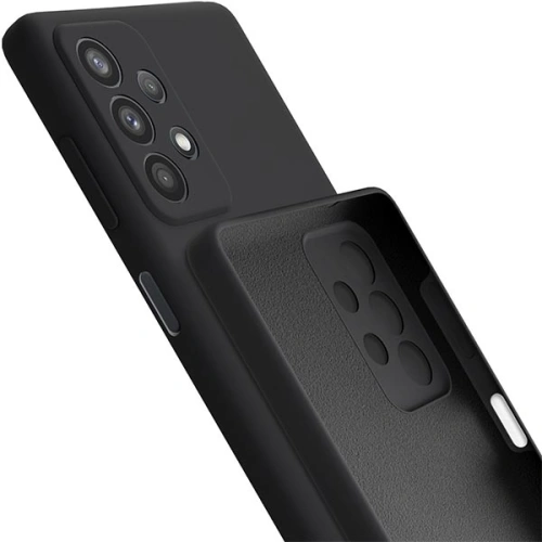 Etui 3MK Silicone Case Samsung Galaxy A13 4G czarny/black