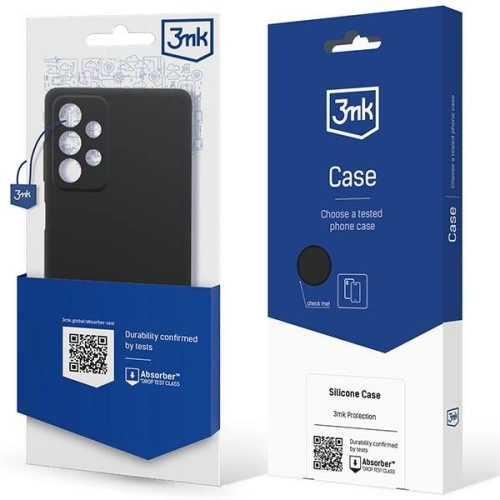 Etui 3MK Silicone Case Samsung Galaxy A13 4G czarny/black
