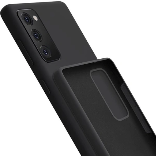 Etui 3MK Silicone Case Samsung Galaxy S20 FE czarny/black