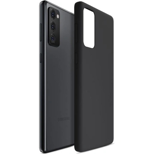 Etui 3MK Silicone Case Samsung Galaxy S20 FE czarny/black