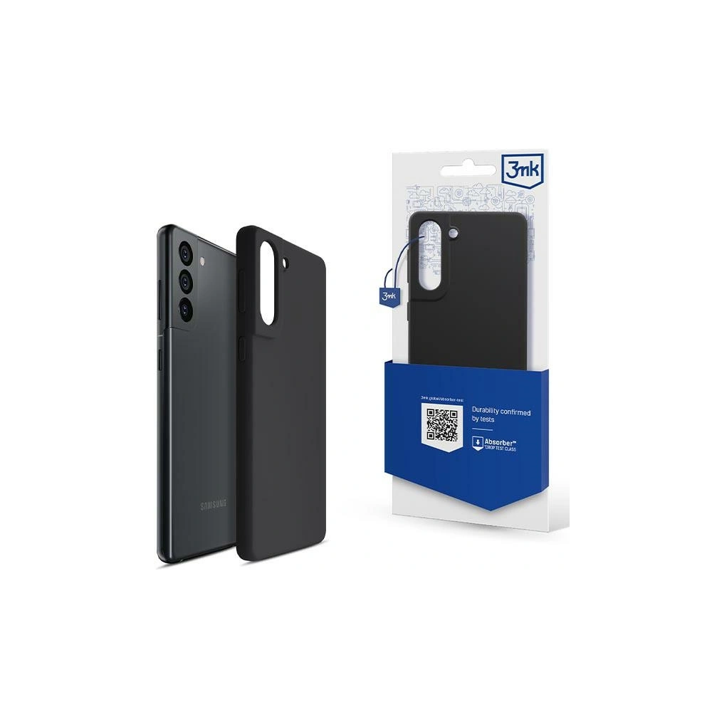 Hurtownia GSM - Etui 3MK Silikonhülle Samsung Galaxy S21 FE schwarz/black - 3MK4723 - {ean13} - Hurt