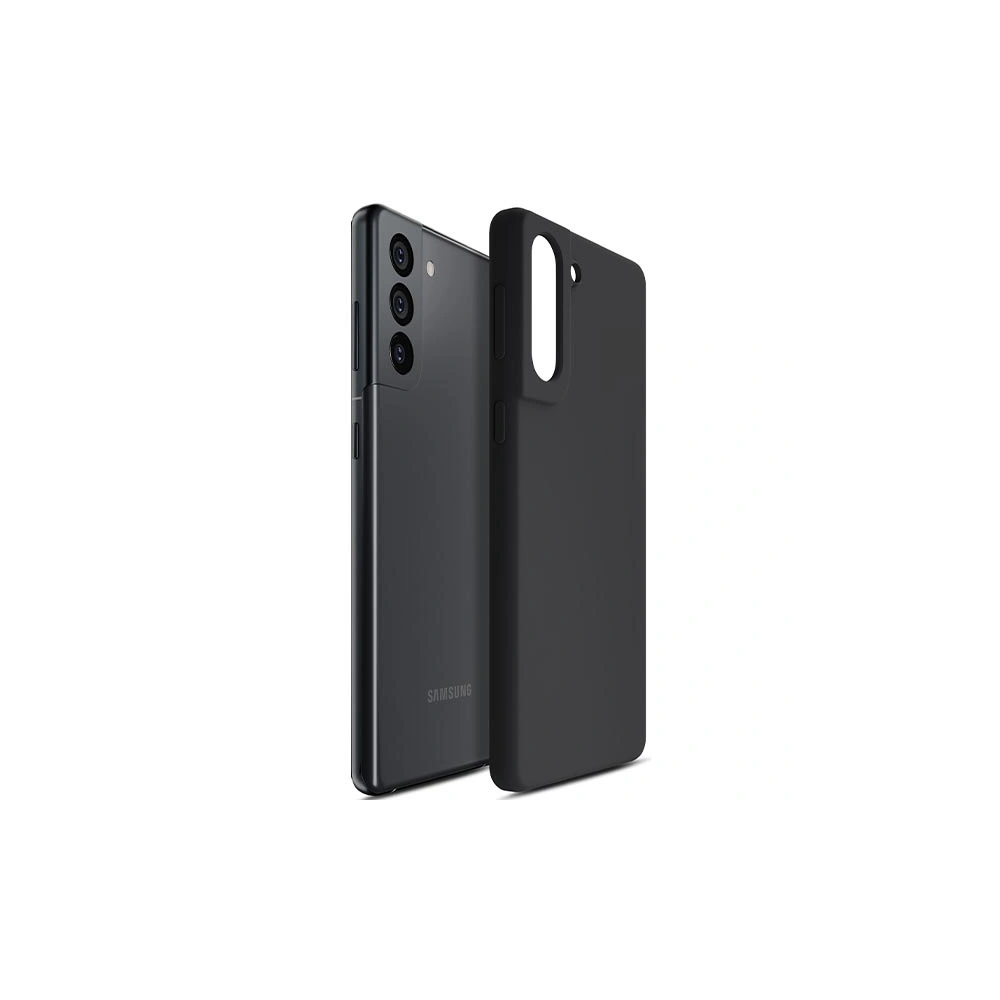 Hurtownia GSM - Etui 3MK Silicone Case Samsung Galaxy S21 FE negru/black - 3MK4723 - {ean13} - Hurt