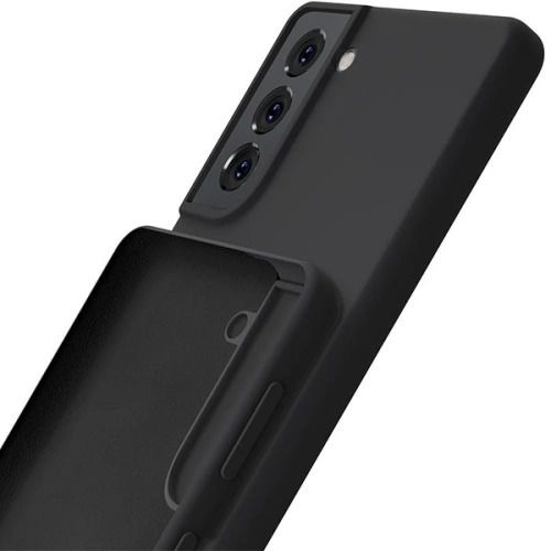 Etui 3MK Silicone Case Samsung Galaxy S22 czarny/black