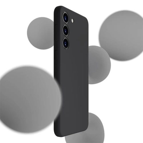 Etui 3MK Silicone Case Samsung Galaxy S23 czarny/black