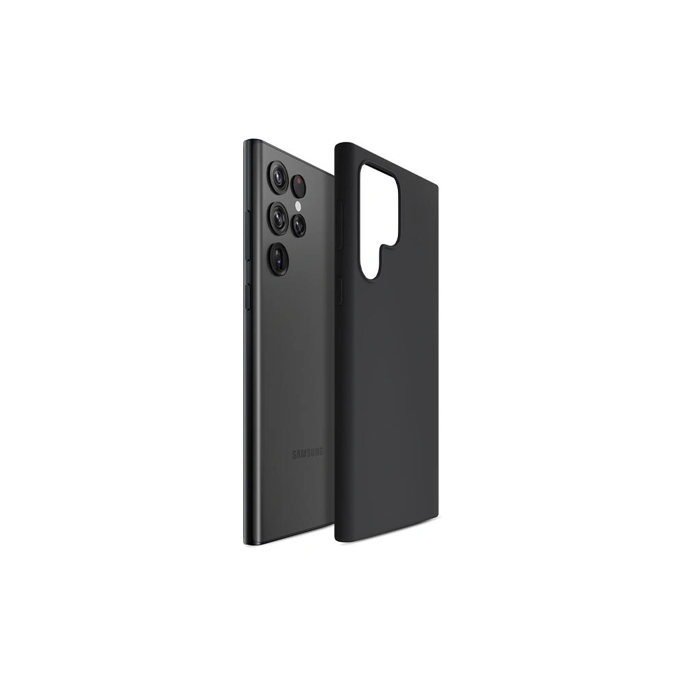 Hurtownia GSM - Etui 3MK silikonový kryt Samsung Galaxy S23 Ultra černý/black - 3MK4726 - {ean13} - Hurt