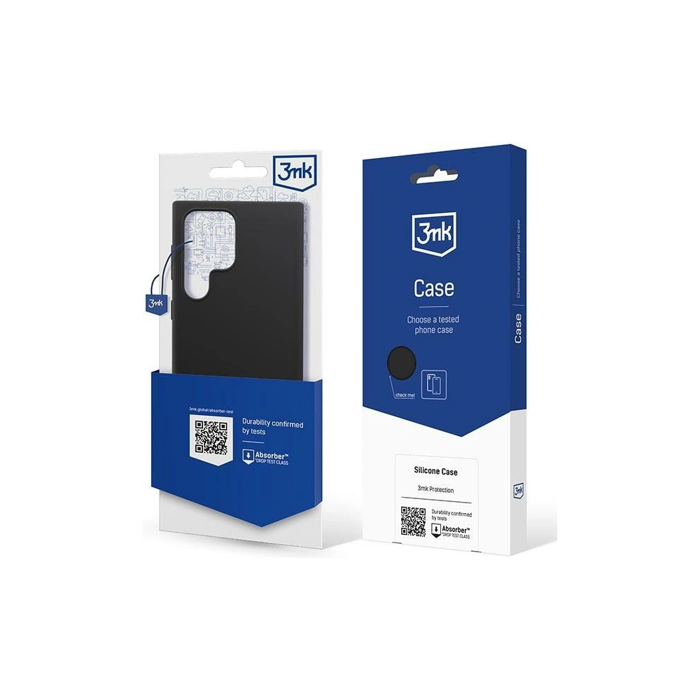 Hurtownia GSM - Etui 3MK silikonový kryt Samsung Galaxy S23 Ultra černý/black - 3MK4726 - {ean13} - Hurt