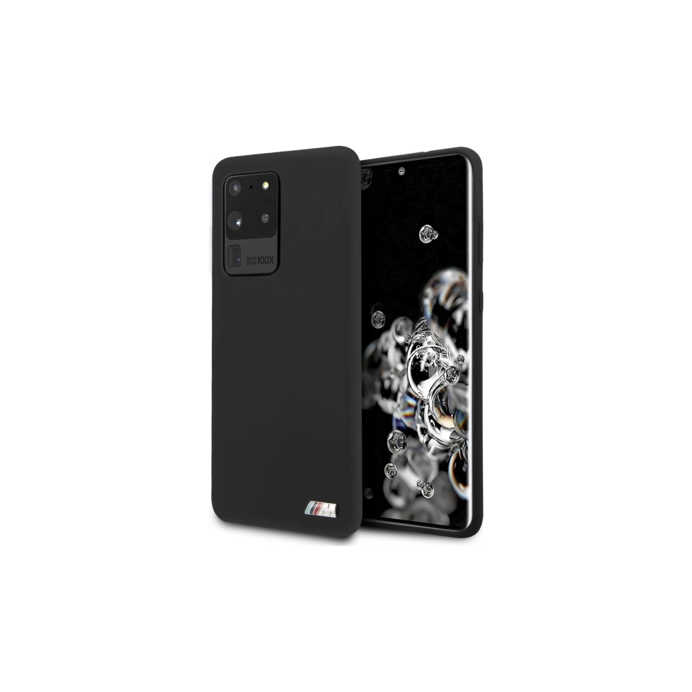 Hurtownia GSM - Etui BMW BMHCS69MSILBK Samsung Galaxy S20 Ultra fekete/sz black Silicone M Collection - BMW414 - {ean13} - Hurt