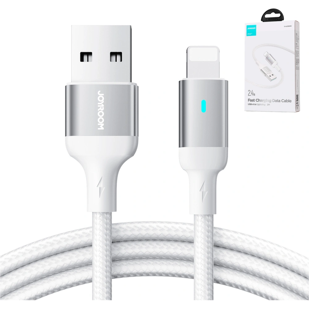 Hurtownia GSM - Kabel Joyroom A10 Series USB-A/Lightning 2.4A 2m bílý - JYR663 - {ean13} - Hurt