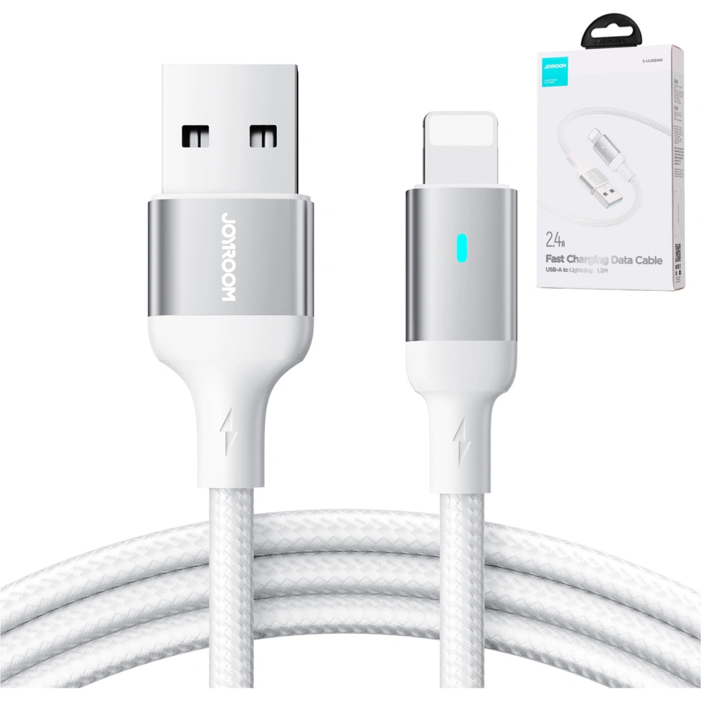 Hurtownia GSM - Kabel Joyroom A10 Series USB-A/Lightning 2.4A 1,2m bílý - JYR664 - {ean13} - Hurt