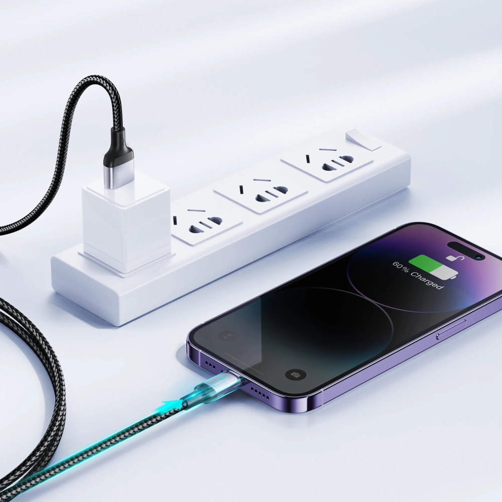 Hurtownia GSM - Kabel Joyroom A10 Series USB-A/Lightning 2.4A 2m černý - JYR666 - {ean13} - Hurt