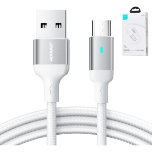 Wholesale Cable Joyroom USB-A/microUSB 2.4A 2m white - JYR668 - {ean13} - Hurt
