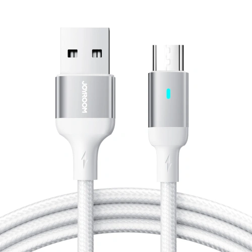 Kabel Joyroom USB-A/microUSB 2.4A 1,2m biały