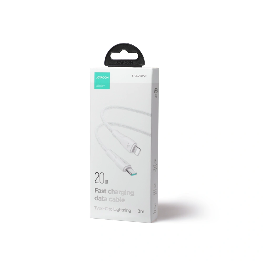 Hurtownia GSM - Cablul Joyroom Surpass Series USB-C/Lightning 20W 3m alb - JYR672 - {ean13} - Hurt