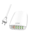 Síťová nabíječka LDNIO A6573C EU 5USB, USB-C 65W + Napájecí kabel