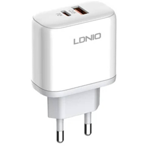 LDNIO Distributor - 5905316144514 - LDN50 - LDNIO A2526C USB, USB-C 45W mains charger + USB-C/USB-C cable - B2B homescreen