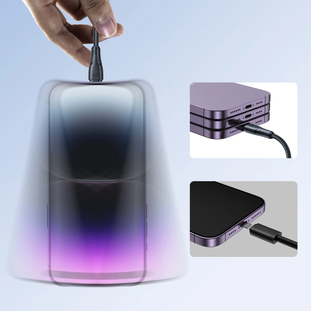 Hurtownia GSM - Kabel Joyroom Surpass Series USB-C/Lightning 20W 3m černý - JYR675 - {ean13} - Hurt