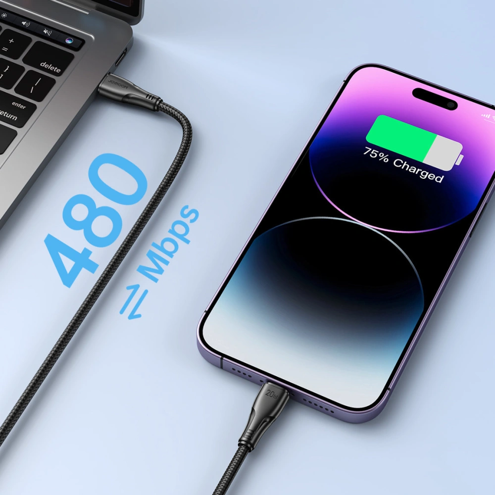 Hurtownia GSM - Kábel Joyroom Surpass Series USB-C/Lightning 20W 3m fekete - JYR675 - {ean13} - Hurt