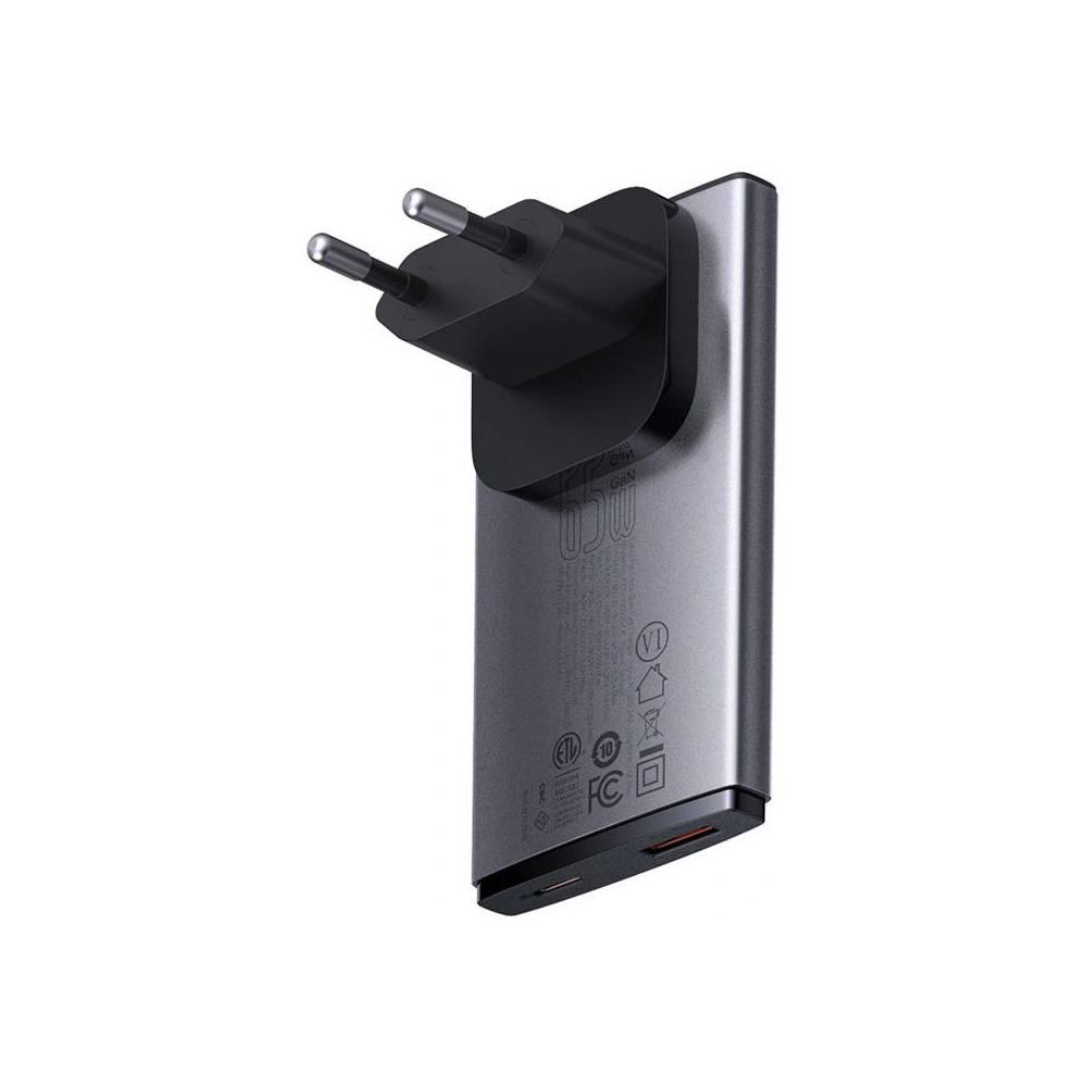 Hurtownia GSM - Hálózati töltő Baseus GaN5, 65W, USB-C, USB-A - BSU3994 - {ean13} - Hurt