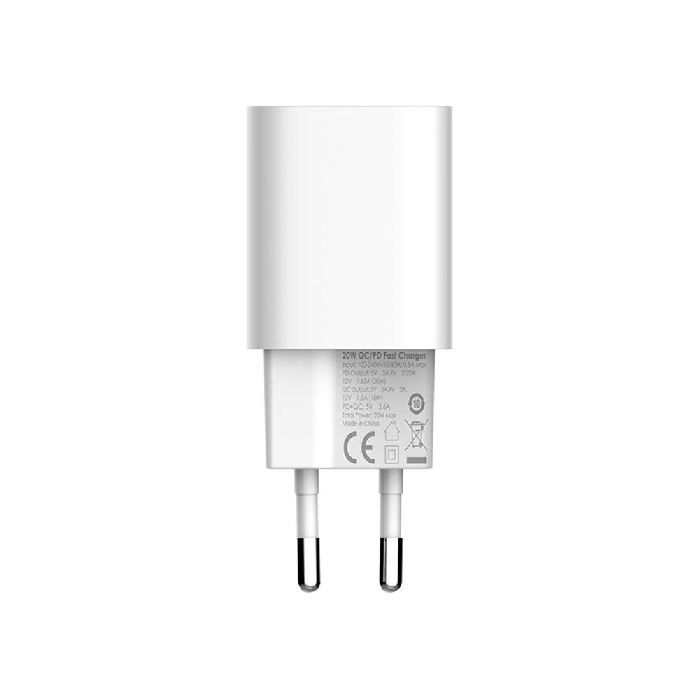 Hurtownia GSM - Hálózati töltő LDNIO A2318C USB, USB-C 20W + USB-C/USB-C kábel - LDN61 - {ean13} - Hurt