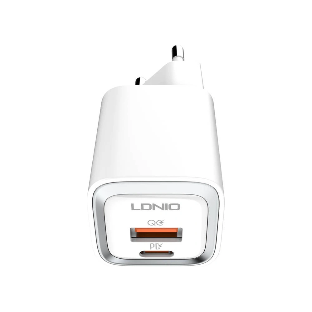 Hurtownia GSM - Hálózati töltő LDNIO A2318C USB, USB-C 20W + USB-C/USB-C kábel - LDN61 - {ean13} - Hurt