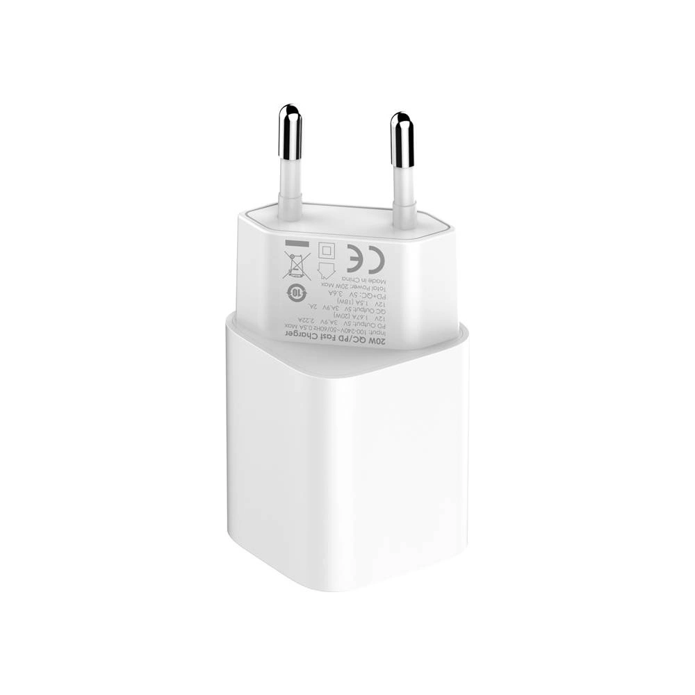 Hurtownia GSM - Hálózati töltő LDNIO A2318C USB, USB-C 20W + USB-C/USB-C kábel - LDN61 - {ean13} - Hurt