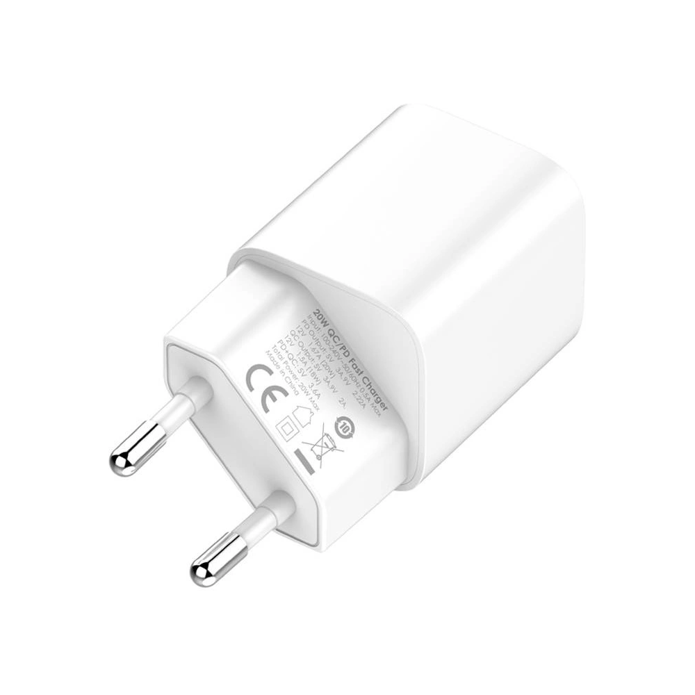 Hurtownia GSM - Hálózati töltő LDNIO A2318C USB, USB-C 20W + USB-C/USB-C kábel - LDN61 - {ean13} - Hurt