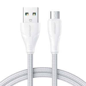 Wholesale Cable Joyroom Surpass Series USB-A/microUSB 2.4A 2m white - JYR678 - {ean13} - Hurt