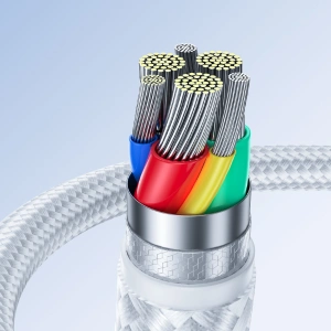 Kabel Joyroom Surpass Series USB-A/microUSB 2.4A 2m biały