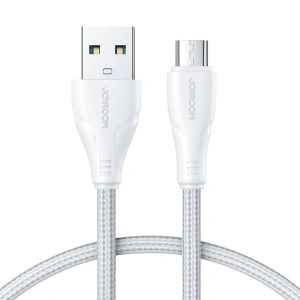 Kabel Joyroom Surpass Series USB-A/microUSB 2.4A 1,2 m biały