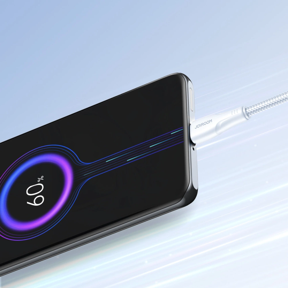 Hurtownia GSM - Kábel Joyroom Surpass Series USB-A/microUSB 2.4A 1,2 m fehér - JYR679 - {ean13} - Hurt
