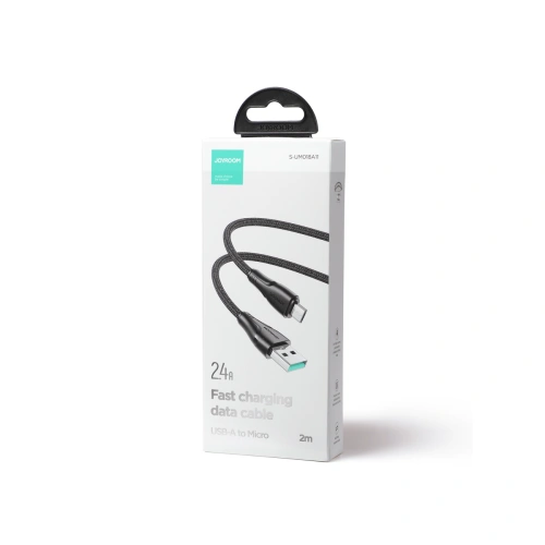 Kabel Joyroom Surpass Series USB-A/microUSB 2.4A 2m czarny