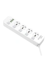 Hurtownia GSM - Listă de alimentare cu 4 prize AC, 4x USB, LDNIO SC4408, 2500W (alb) - LDN71 - {ean13} - Hurt