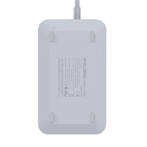 Listwa zasilająca z 3 gniazdami AC, 4x USB, LDNIO SC3412, 2500W (szara)