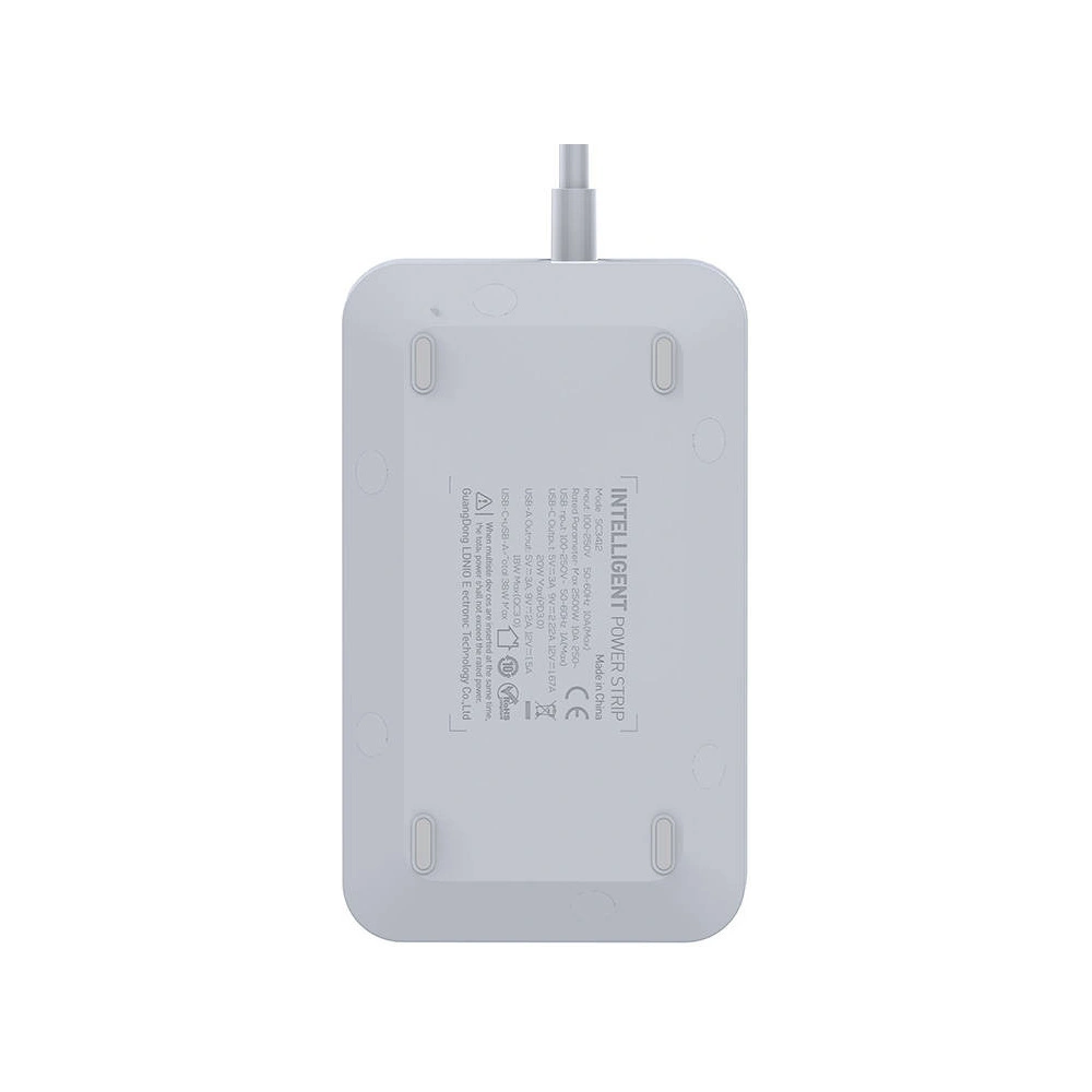 Hurtownia GSM - Steckerleiste mit 3 AC-Steckdosen, 4x USB, LDNIO SC3412, 2500W (grau) - LDN74 - {ean13} - Hurt