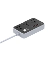 Wholesale Power strip with 3 AC outlets, 4x USB, LDNIO SC3412, 2500W (gray) - LDN74 - {ean13} - Hurt