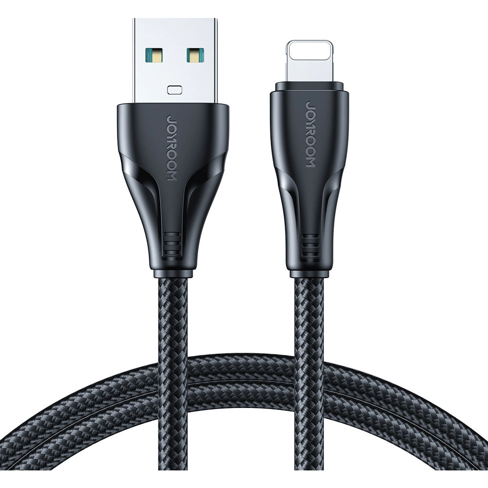 Hurtownia GSM - Kábel Joyroom Surpass Series USB-A/Lightning 2.4A 2m fekete - JYR685 - {ean13} - Hurt