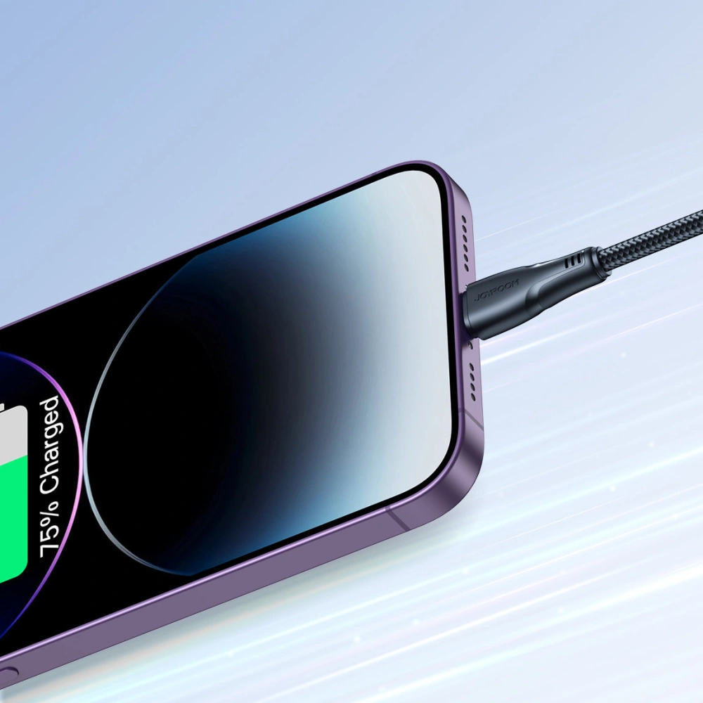 Hurtownia GSM - Kábel Joyroom Surpass Series USB-A/Lightning 2.4A 2m fekete - JYR685 - {ean13} - Hurt