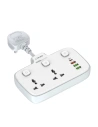 Wholesale Power strip with 2 AC outlets LDNIO SC2413, 3x USB, 1x USB-C, 2500W (white) - LDN76 - {ean13} - Hurt