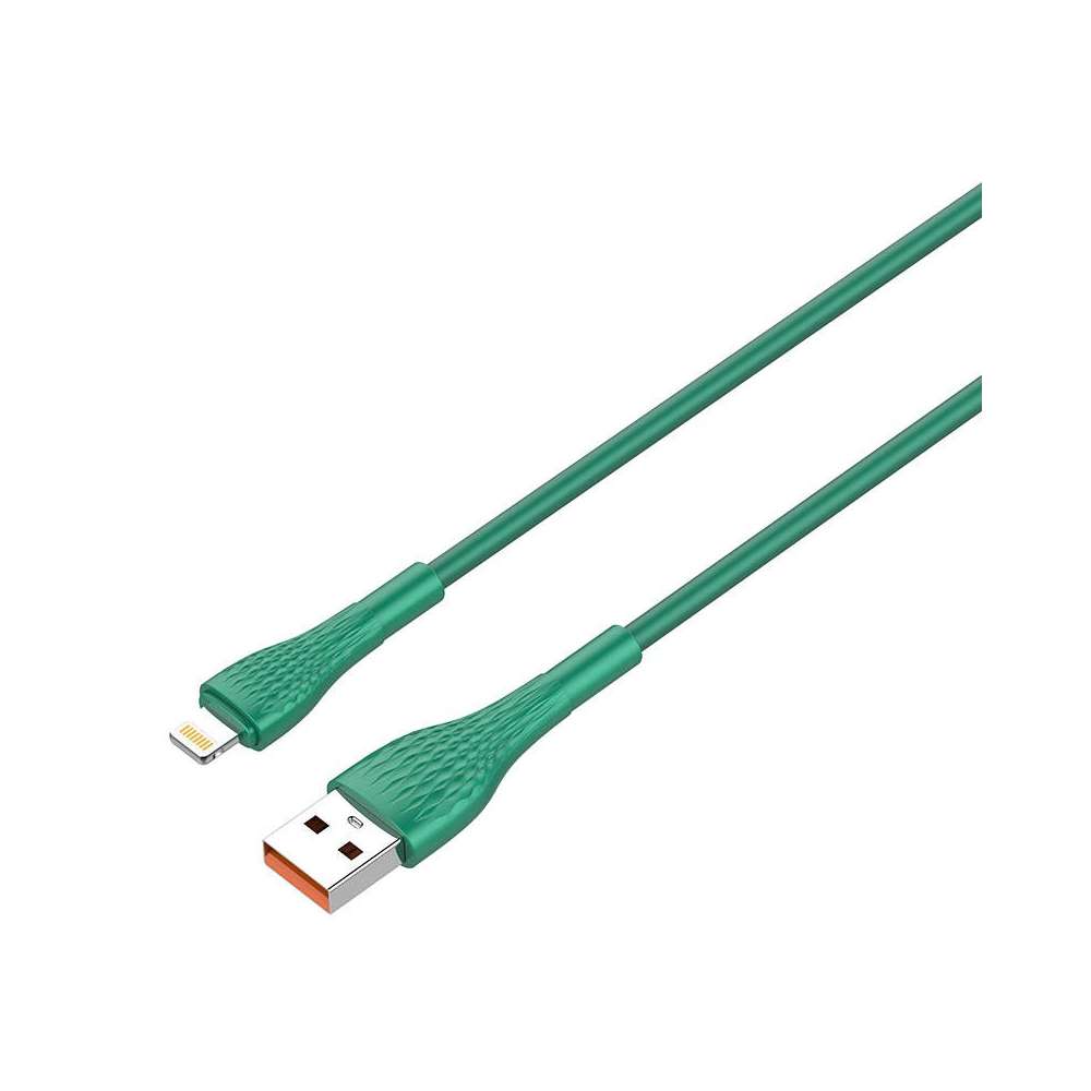 Hurtownia GSM - Kabel LDNIO LS672 USB-A/Lightning 30W, 2m grün - LDN78 - {ean13} - Hurt