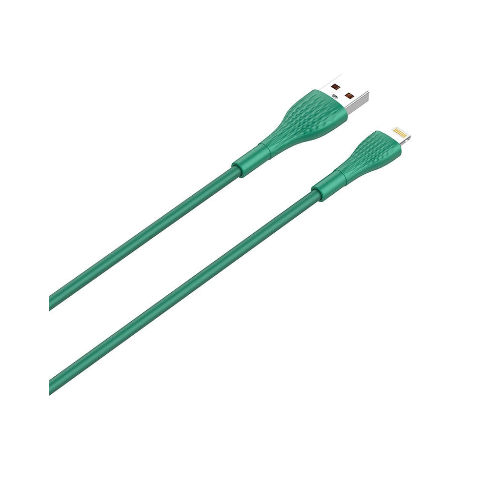 Hurtownia GSM - Kabel LDNIO LS672 USB-A/Lightning 30W, 2m zelený - LDN78 - {ean13} - Hurt